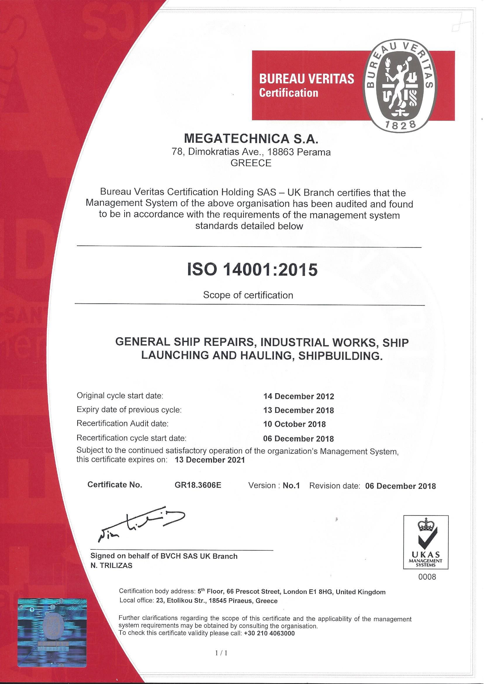 BV ISO 14001.2015 en 2018 1